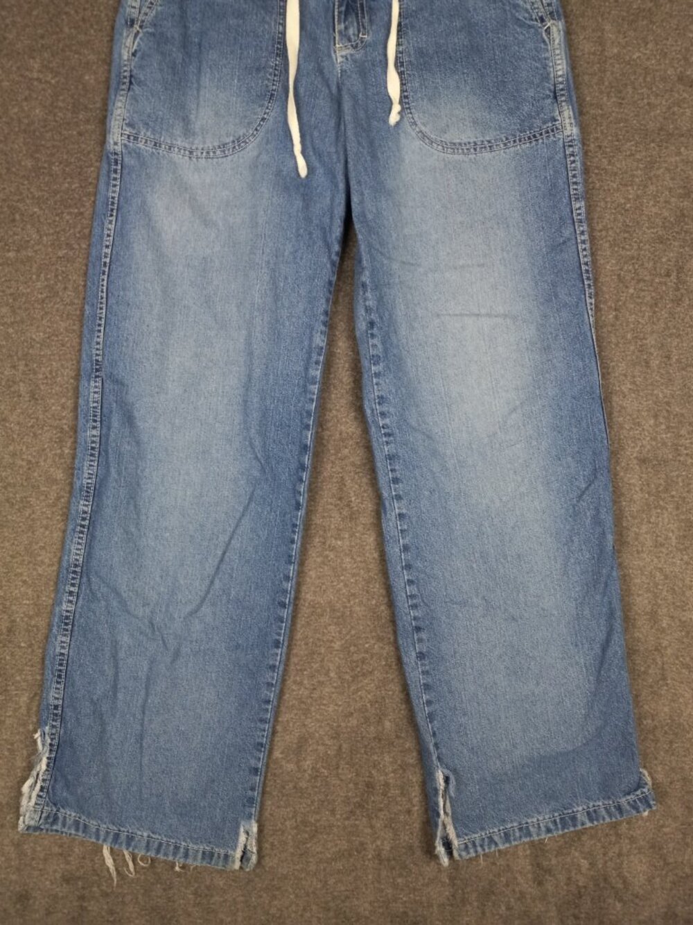 American Eagle AE Supply Jeans Womens Size 8 (31x31) Wide Leg VTG Y2K - Picture 2 of 16